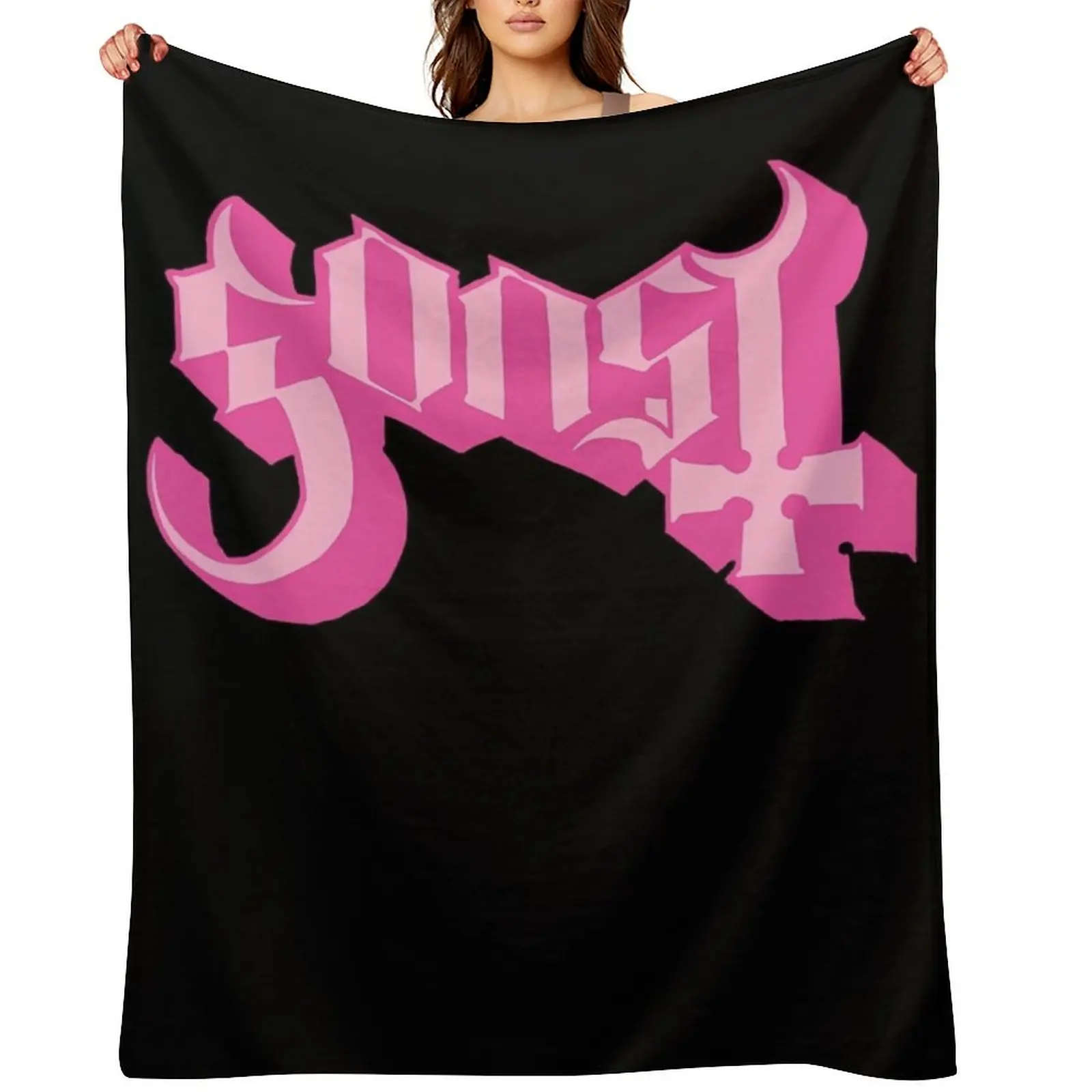 

Papa Ghost BC Throw Blanket Cute Hair Thermals For Travel Summer Beddings Blankets