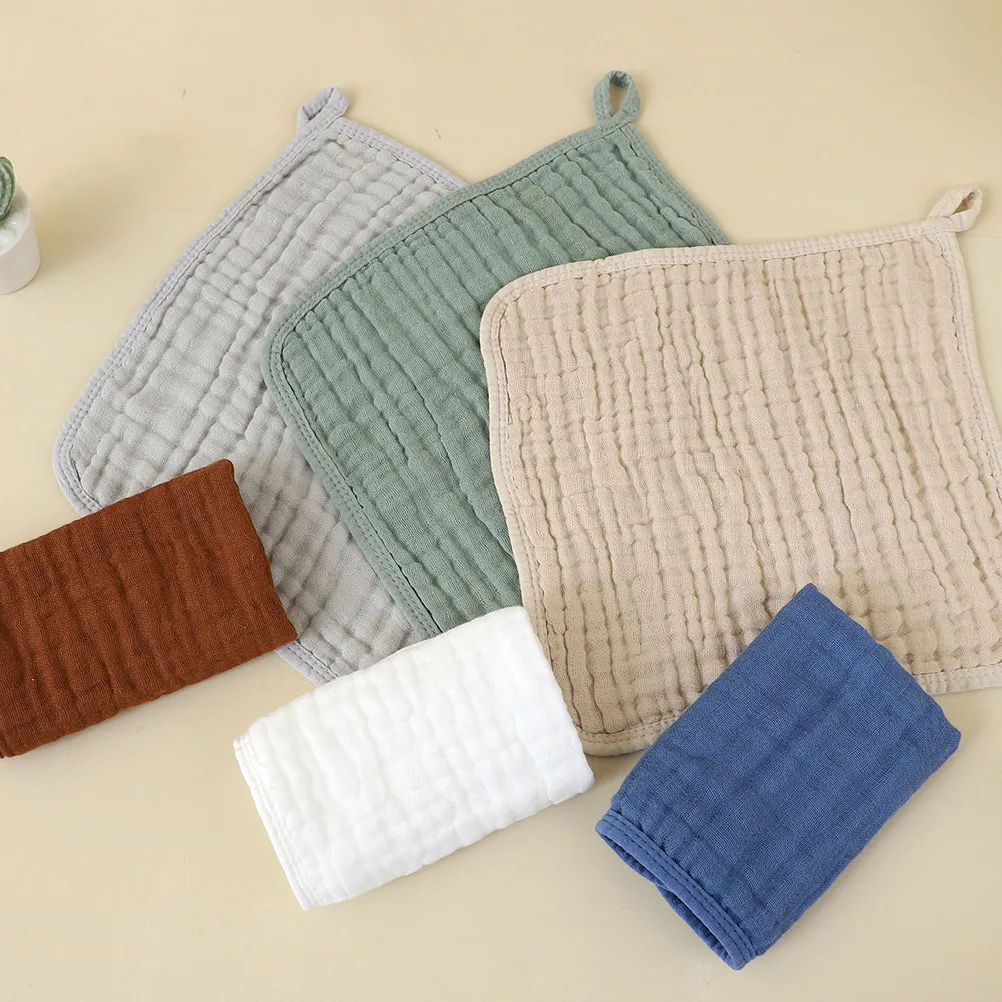 

Набор из 6 ультрамягких 6-слойных марлевых салфеток для новорожденных: высоковпитывающие, для отрыжки, от слюней, для вытирания пота, с хлопковой окантовкой