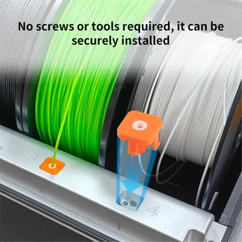 

4Pcs Feed Protector Printer Ceramic Feed Protector Installation Inlet Ceramic Adapter Protector For S1C H8WD