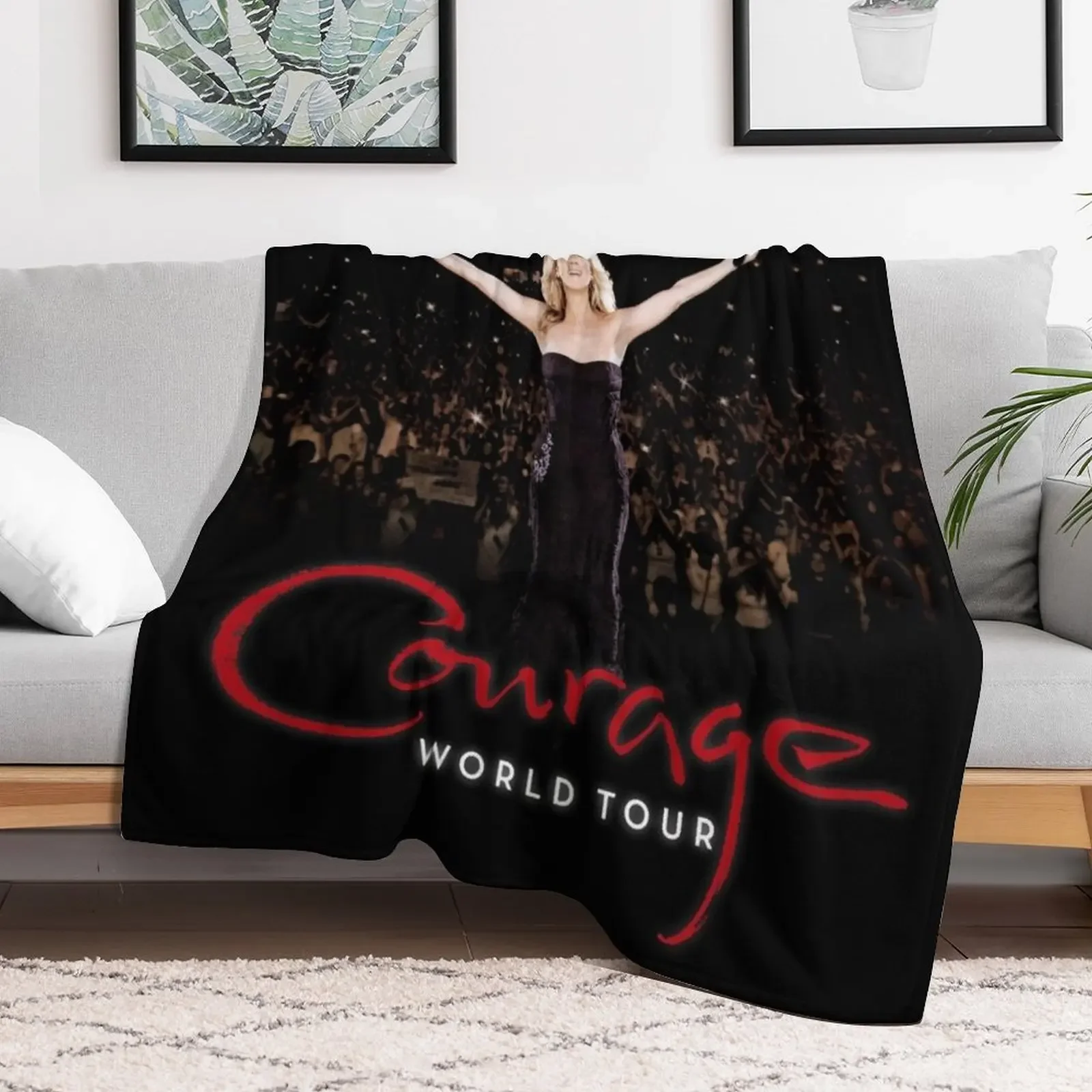 CD COURAGE World Tour 2019 Throw Blanket Versatile Cozy Throw Blanket for All Occasions