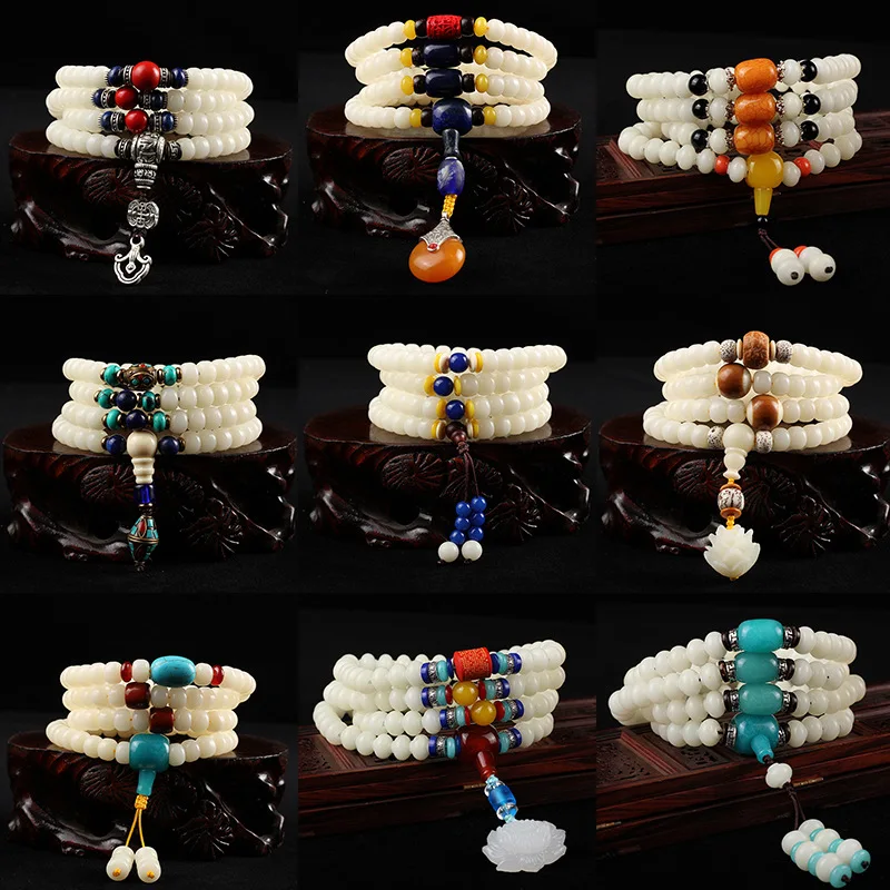 Original Diy108 Beads Bodhi Stall Running River and Lake Goods Source Bracelet