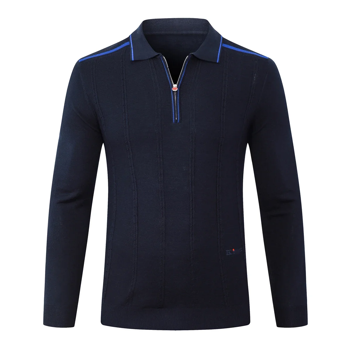 2024 DIKU CPTG maglione di lana da uomo 2025 New Warm Fashion Zipper ricamo a maglia confortevole alta qualità grande M-5XL