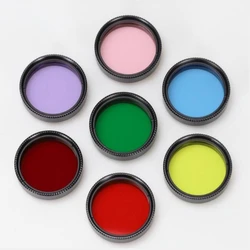 Agnicy 1.25 Inches Telescope Accessories Nighthawk Series 2nd Generation 7 Colors Moon Nebula Filter Astronomical Filter Set