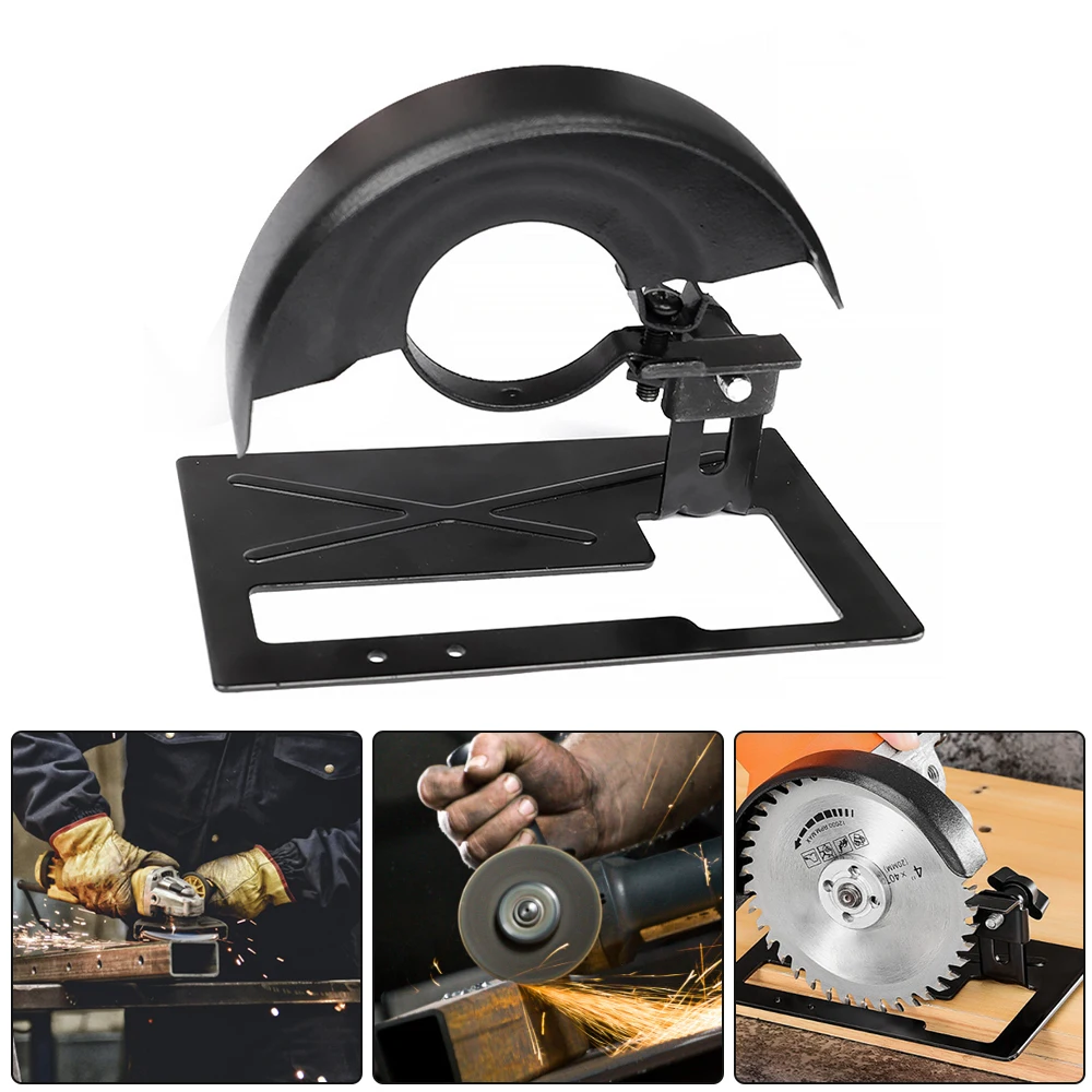Imagem -06 - Metal Angle Grinder Bracket Stand Holder Capa Protetora Balance Base Guard Capa para 100 mm Angle Grinder Woodwoking Ajustável