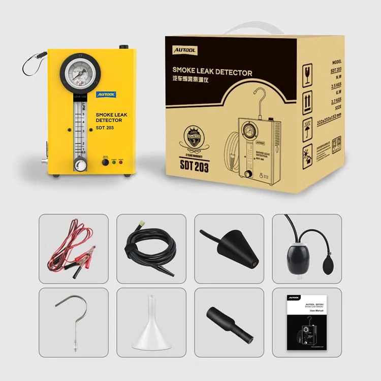 Detector de fugas de humo automotriz portátil TLF, detección EVAP para probador de humo de fugas de motor y tuberías con 3 años de garantía