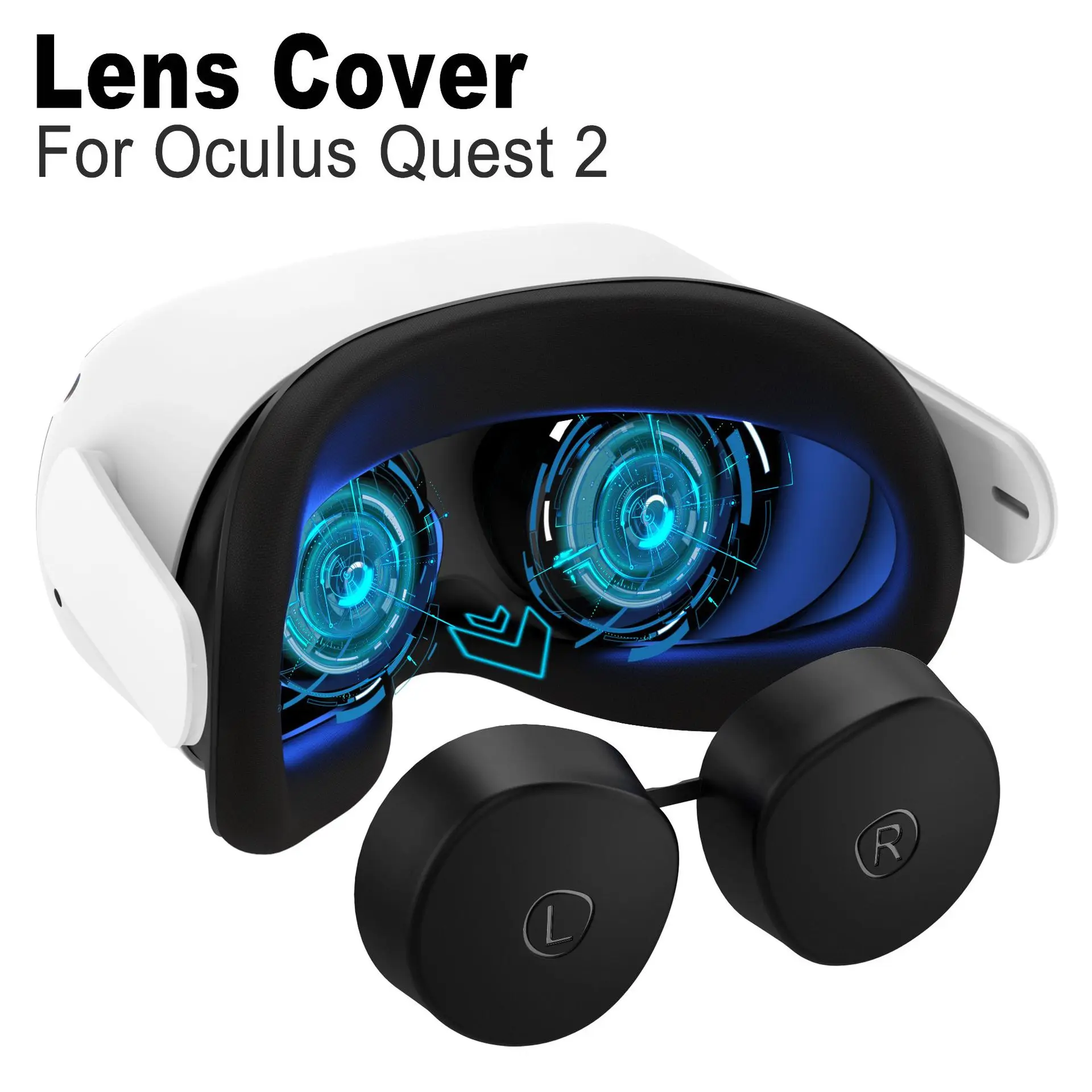 

TPU Lens Cover For Meta Quest 3S/Quest 2 Game Accessories Protection Case for Meta Quest 3S