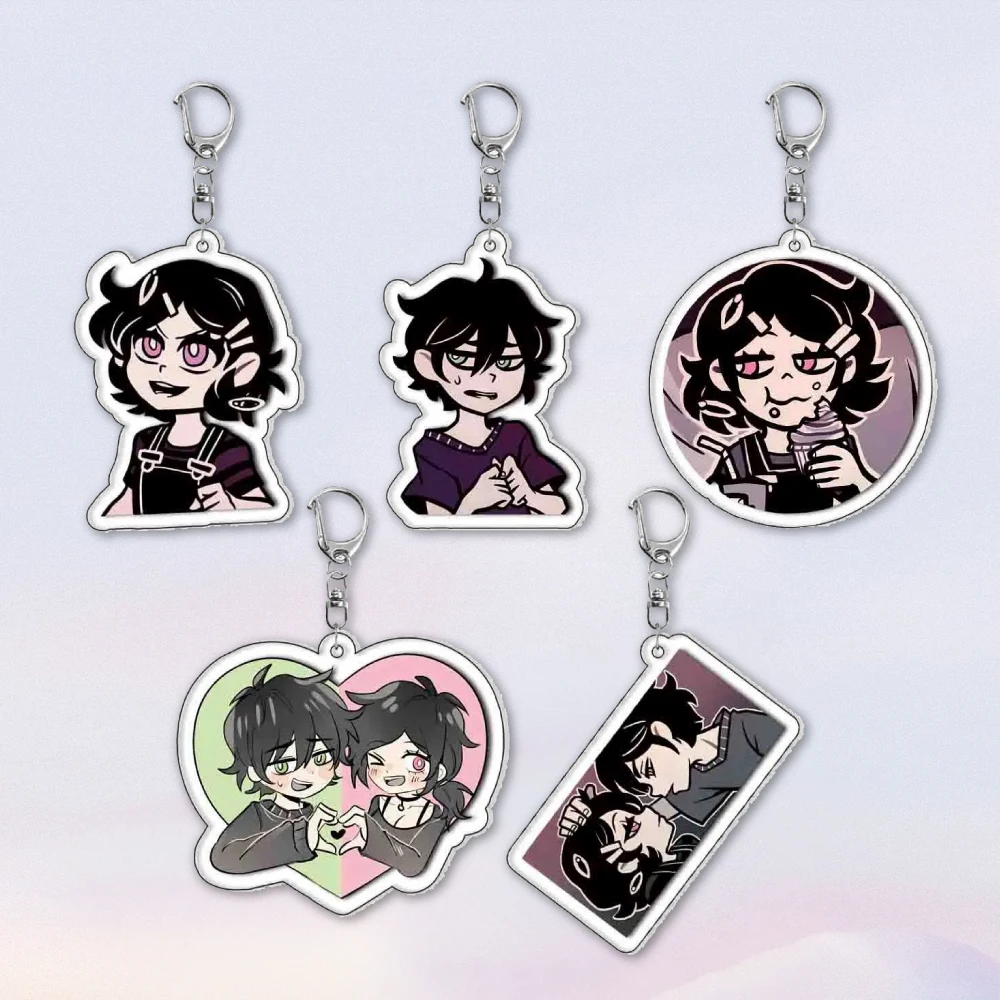

Diy New The Coffin of Andy and Leyley Acrylic Keychain Anime Game Peripherals Cute Cartoons Campus Backpack Pendant Jewelry Gift