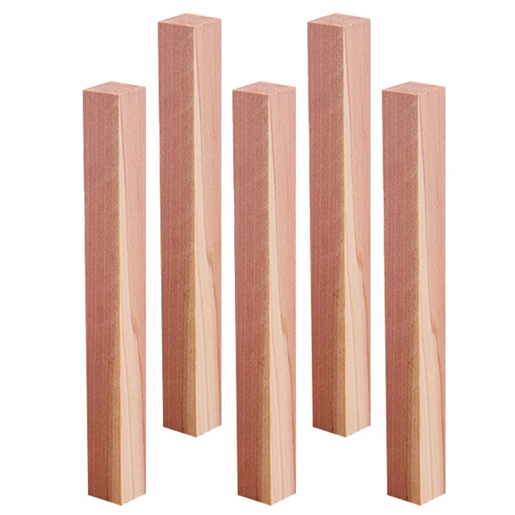 5 قطعة كتل خشب الأرز الطبيعي لخزانة ألواح التخزين درج المعطر كتلة الخشب المعطرة رائحة لسيارة خزانة الملابس #1