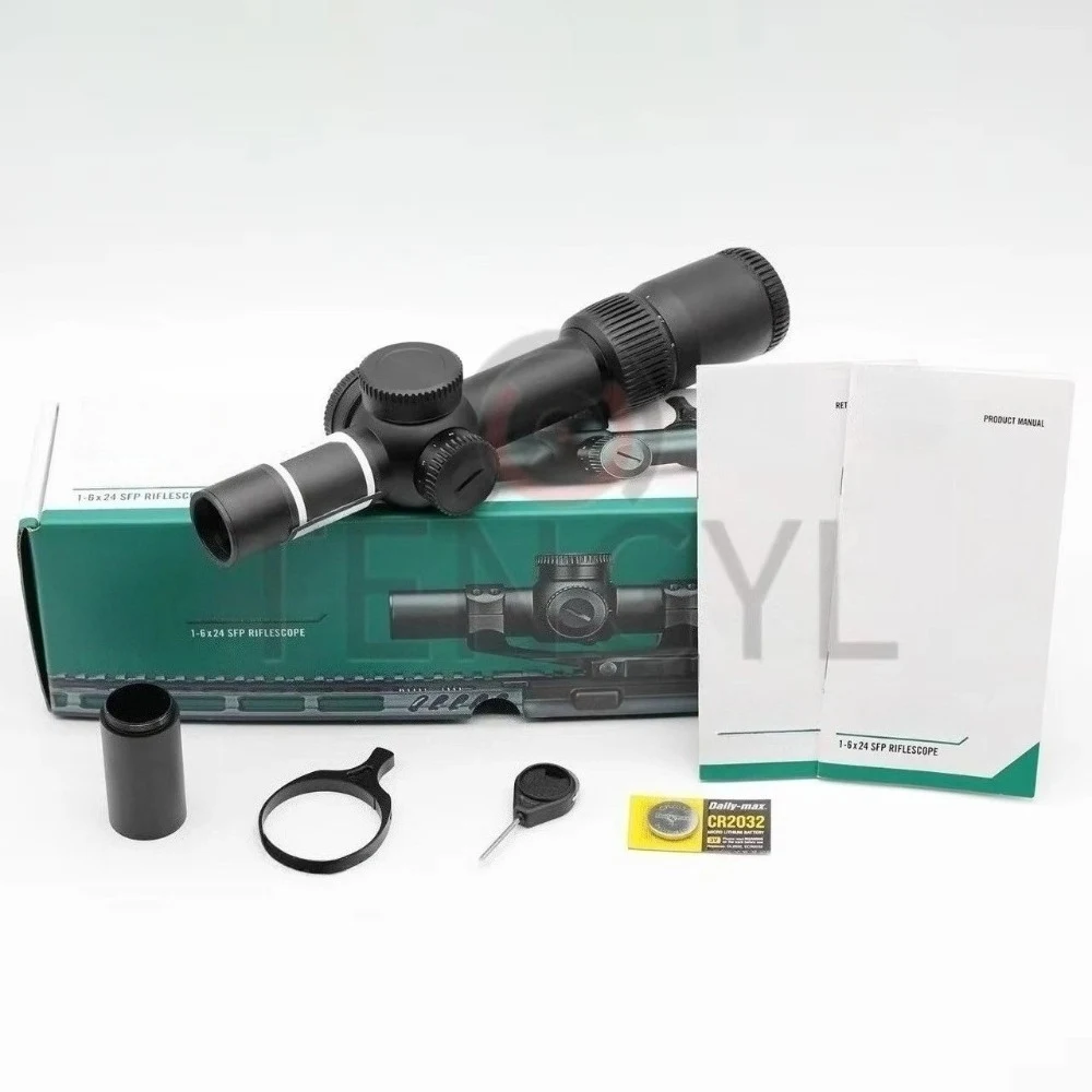 Original VT Optics 1-6X24 Second Focal Plane(SFP) Riflescope AR-BDC3 Reticle Waterproof Shock Resistant Hunting Scope
