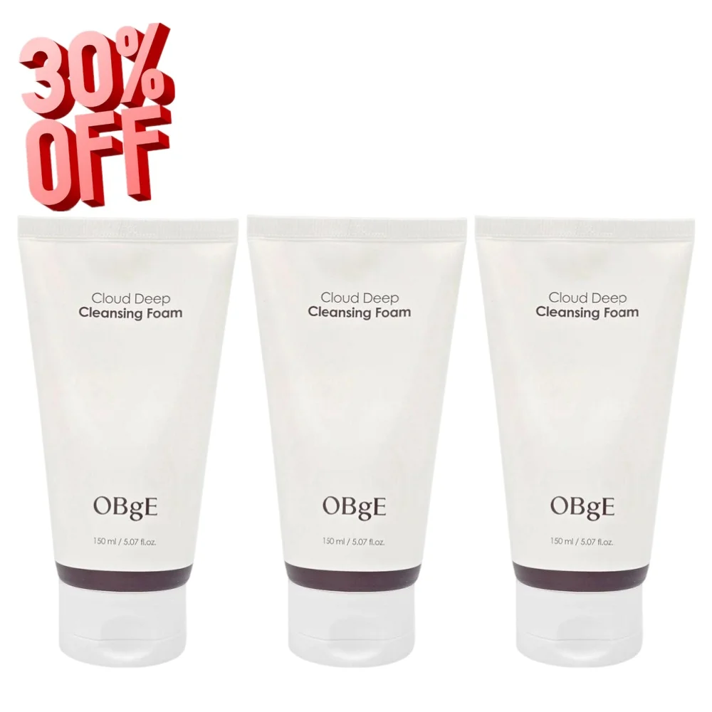 

150 мл OBgE Cloud Deep Cleansing Foam Gentle Daily Face Wash, глубокое очищение пор и освежающее пенящееся очищающее средство