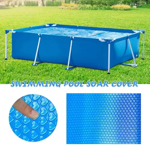 Imagen 2 del producto Cubierta Solar para piscina enterrada, cubierta calefactora aislada para piscina, calentador de piscina, manta de retención de calor para piscina, bañera de hidromasaje, Spa