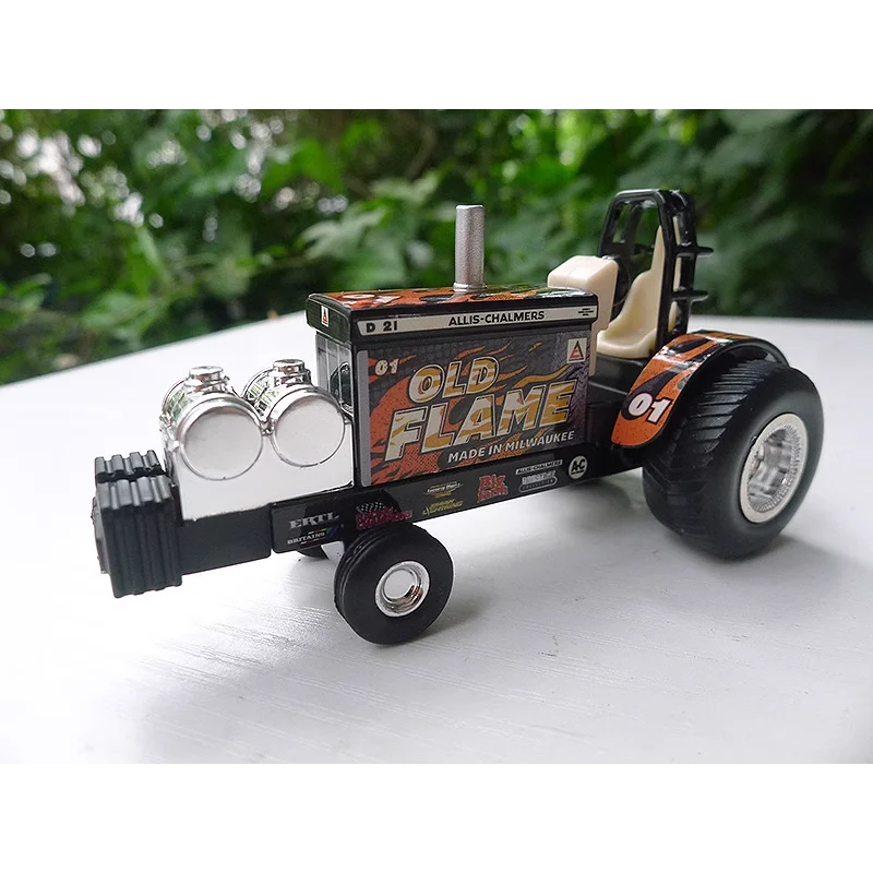 

Литой под давлением ERTL масштаб 1:64 Allis-Chalmers D21, модель трактора из сплава старого пламени, Коллекционная игрушка, подарок, сувенир, украшение для дисплея