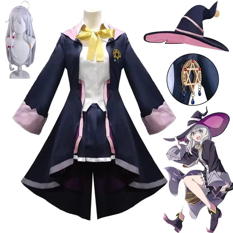 

Women Wandering Witch The Journey of Elaina Cosplay Costume Anime Elaina Cosplay Witch Uniforms Halloween Party Outfit