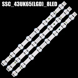 LED strip for 43UK6500 43UK6750 43UK6520 43UK6510 43UK6520PSA 43UK6510PSF HC430DQG-SLUR-A14X LGD43062 Trident_43UK65_S SVL430A62