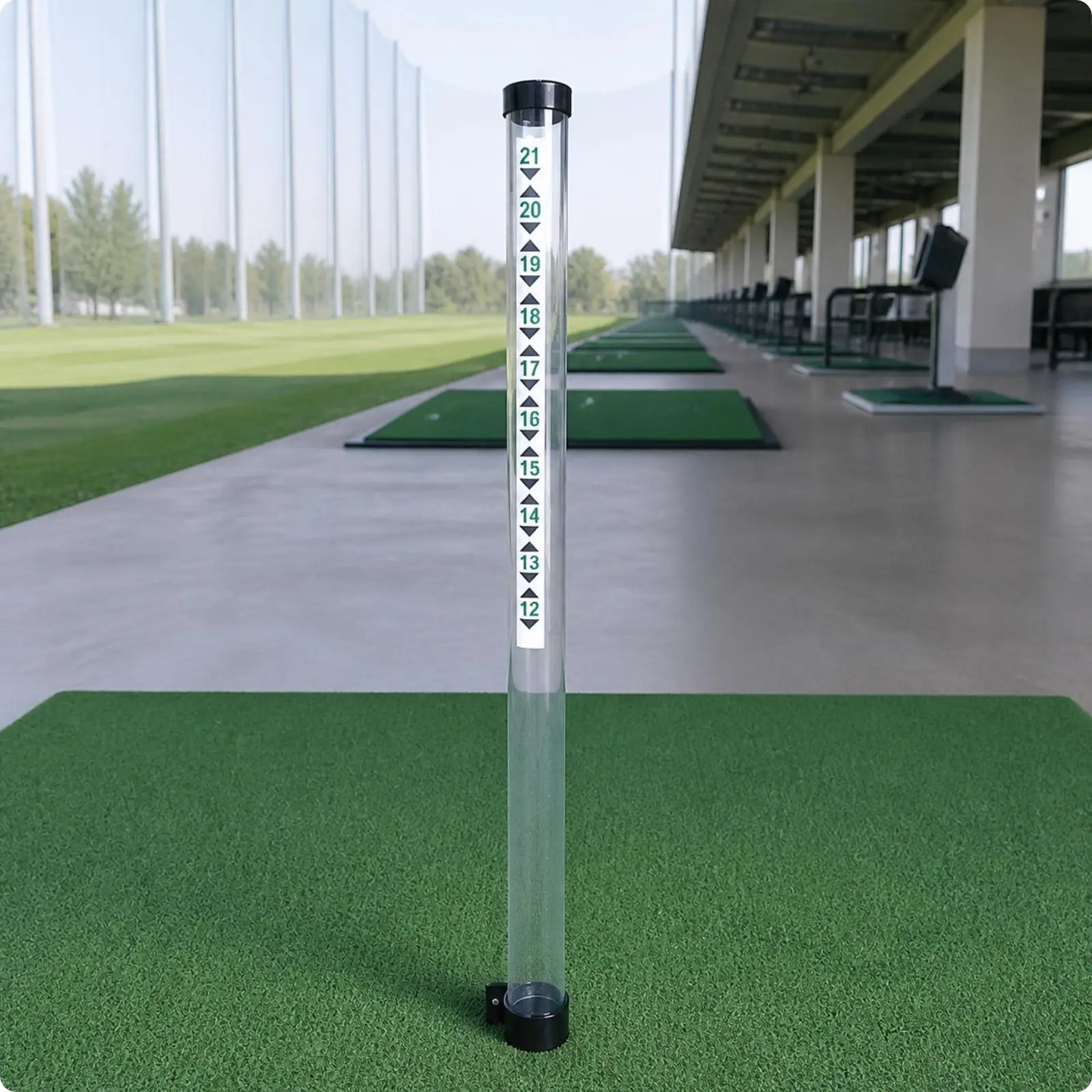 Transparent Golf Ball Retriever Tube 90x5cm Lightweight Pickup Tool for Golf Training Supplies Course Maintenance