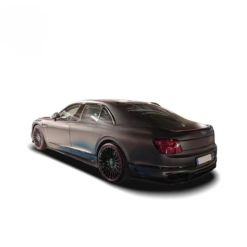 2020-2025 MSY Style Dry Carbon Fiber Car Body Kit for Flying Spur Front Lip Mirror Cover Side Skirts Ducktail Wing Parts
