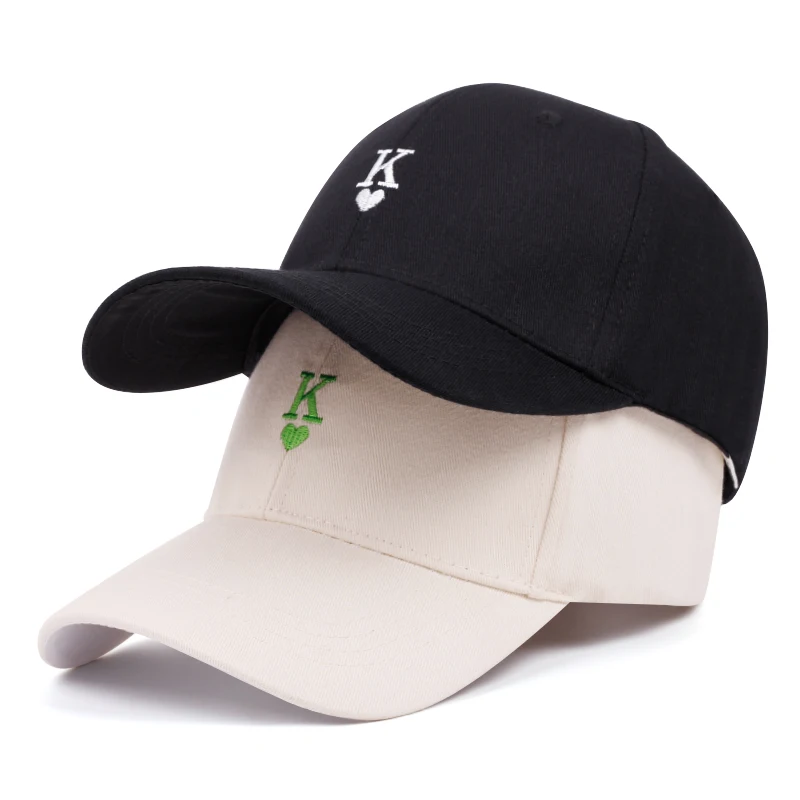 K Letter Baseball Caps For Men Women Fashion Sunshine Mens Snapback Hat Embroidery Bone Golf Cap Male Adjustable Women Hat