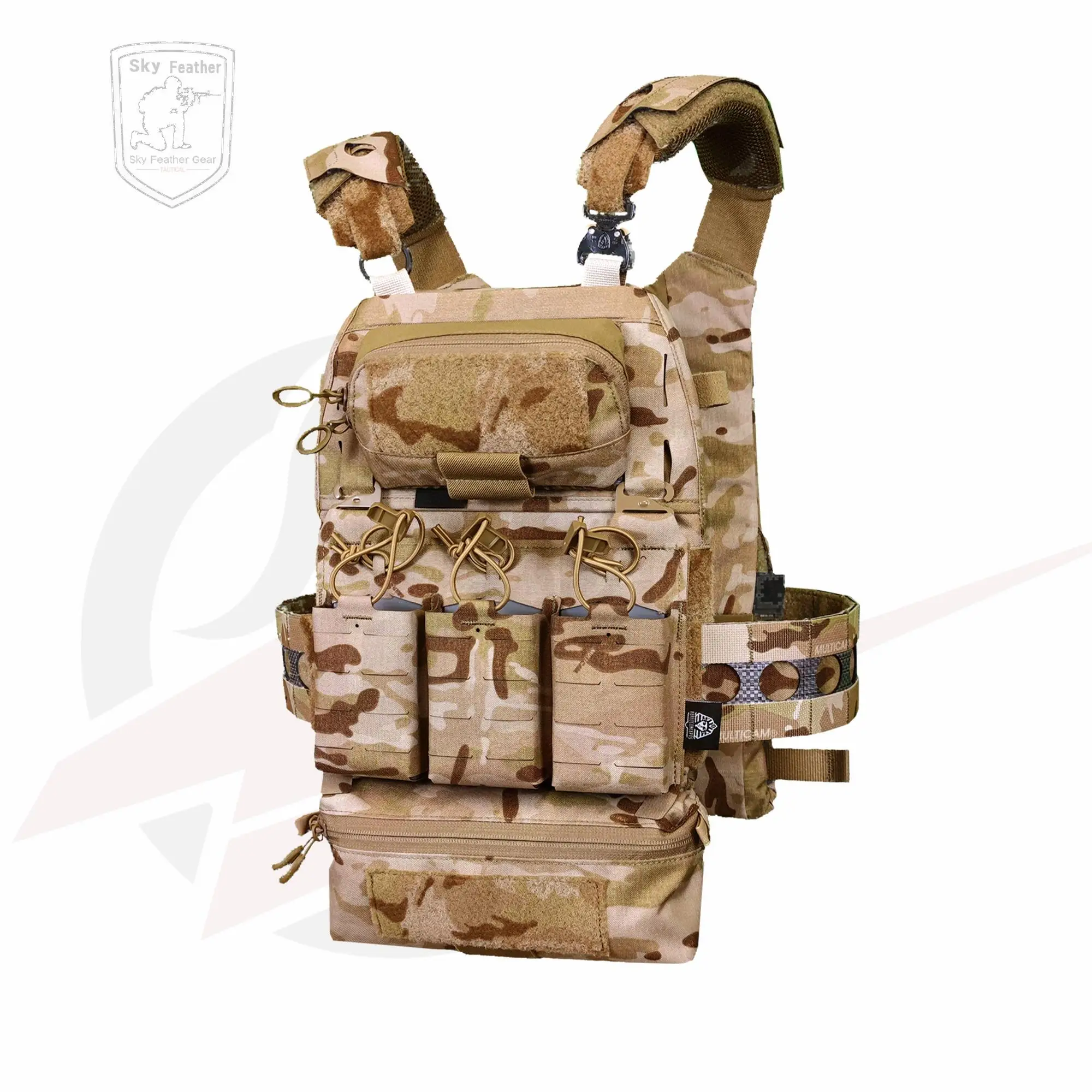 FCPCV5 Tactical Vest and Accessories Complete Match Original Multicam TROPIC/MC ARID material