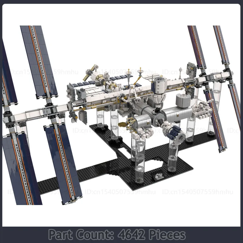 Internationale Raumstation MOC 1:110 Bausteine Kit Ziegel Modell DIY Kind Spielzeug Geburtstag Geschenk