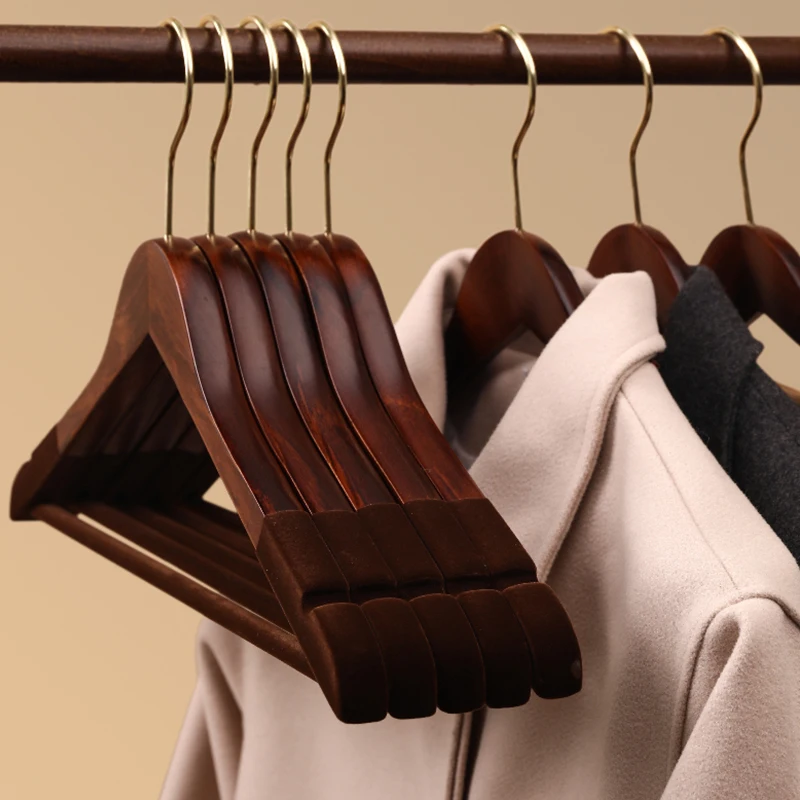 Velvet Hangers for Closet Clothes Organizer  Non Slip  Flocking Shoulder  Coat Garment Display Hanger