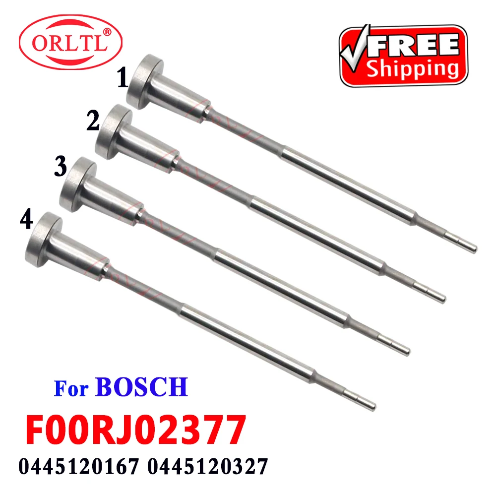 ORLTL F00RJ02377 Diesel Injector 0445120167 0445120327 Fuel VALVE F 00R J02 377 FOR BOSCH 4 Pieces High Quality 0 445 120 167