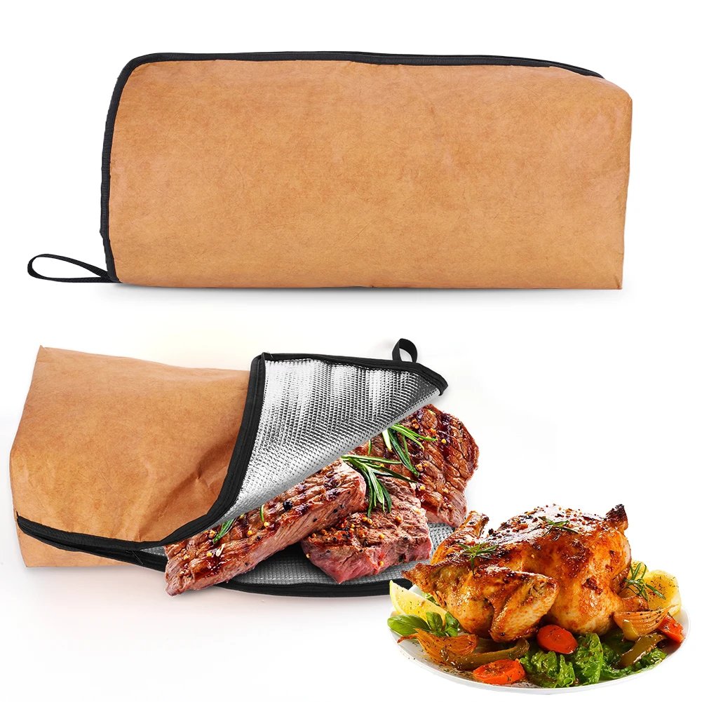 Manta de barbacoa para descansar carne con bolsa de descanso de carne de boca ancha, manta de descanso impermeable para barbacoa para pechugas, hombros de cerdo, filetes