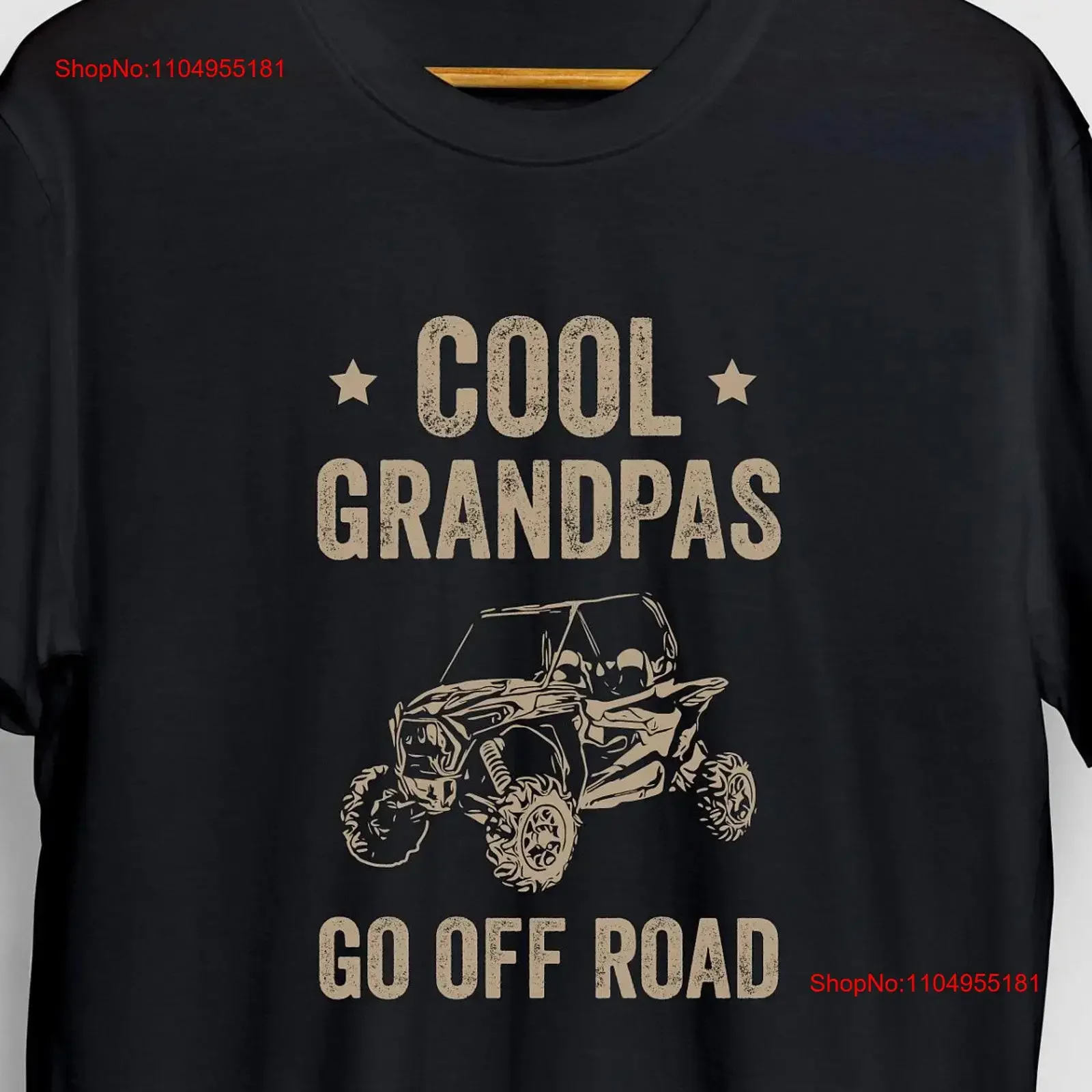 

Cool Grandpas Go Off Road UTV Funny T Shirt 4 Wheeler tee Youth vintage Washed fashion designer clothes Soft Slightly