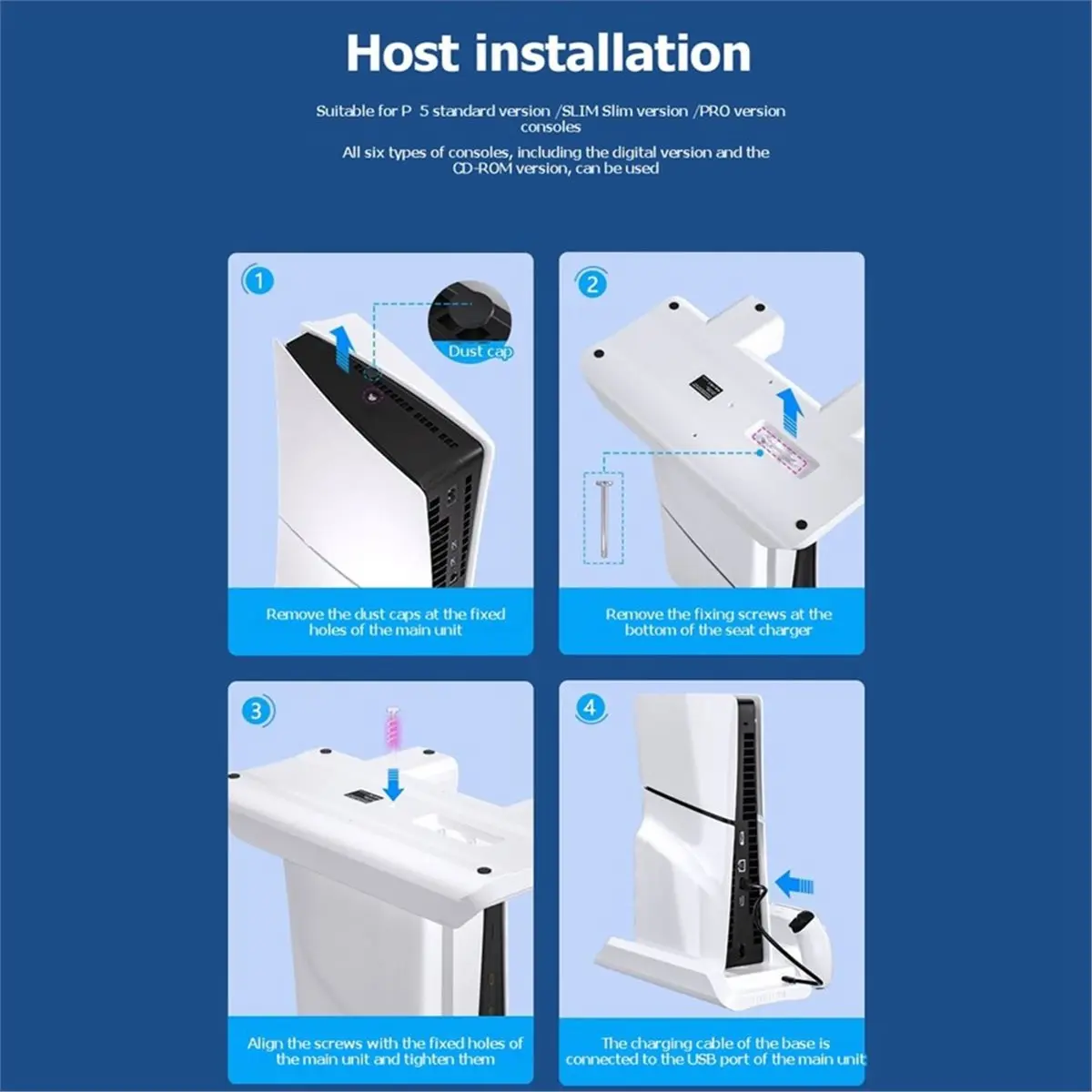 sportsmm-for-slim-pro-冷却スタンド-ヘッドフォンフック付き-led-コントローラー充電ステーション-3-ギア冷却ファン-ブラック