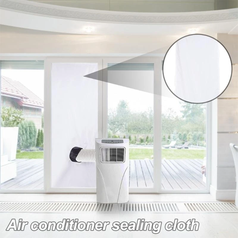Joint fenêtre pour climatiseur Portable sèche-linge, tissu d'étanchéité fenêtre AC pour Portable Mobile AC