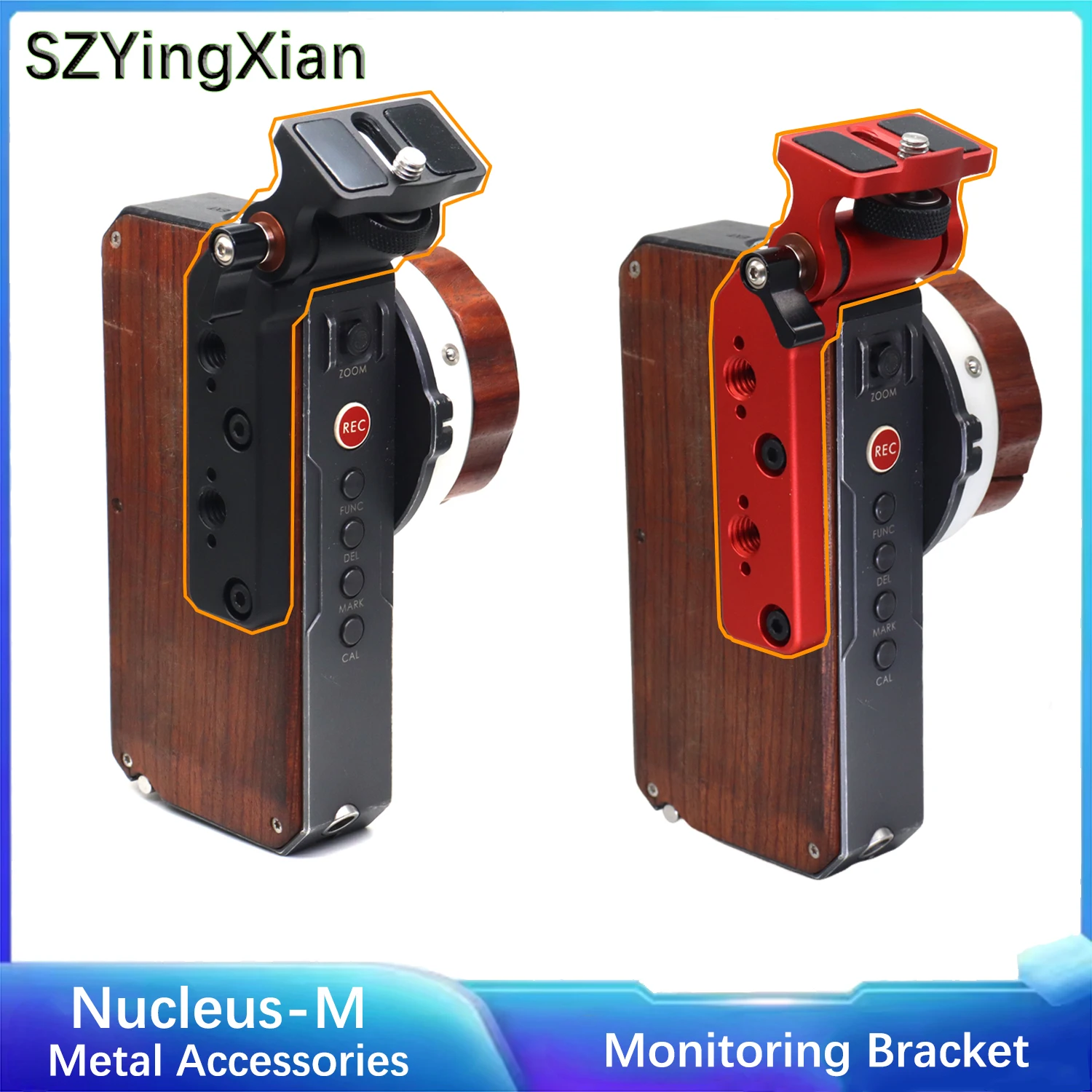 Uchwyt monitora Tilta Nucleus-M, regulowany uchwyt monitora do bezprzewodowego systemu follow focus WLC-T03, akcesorium do uchwytu ręcznego.