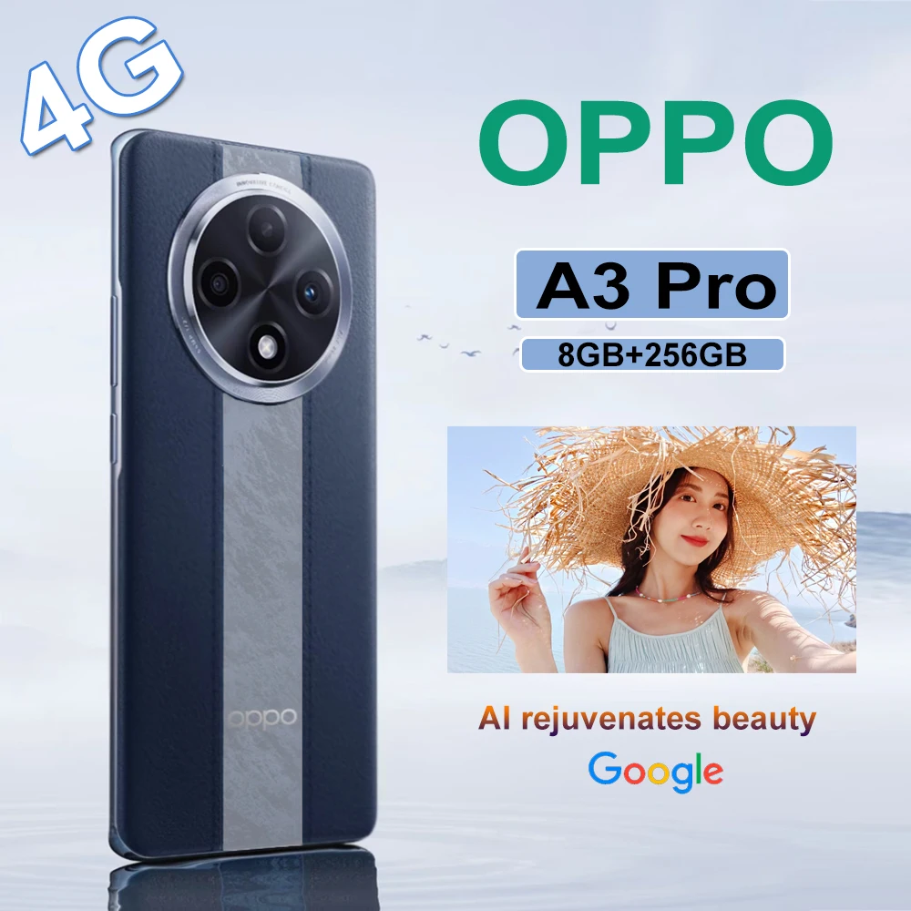 OPPO A3 Pro OLED curved screen smartphone 2412×1080 pixels 64MP+2MP main camera AI selfie 8MP front camera - view 2