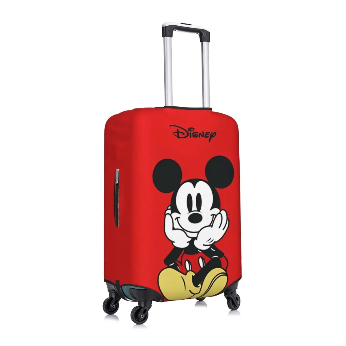 Mickey Mouse Cartoon Suitcase Cover Holiday Cruise Trip Elastic Luggage Case Protection