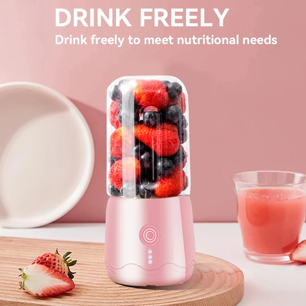 

6 Blades Multifunctional Household Portable Travel Fully Automatic Juice Cup Juicer, Easy To Clean, Small Fruit Blender