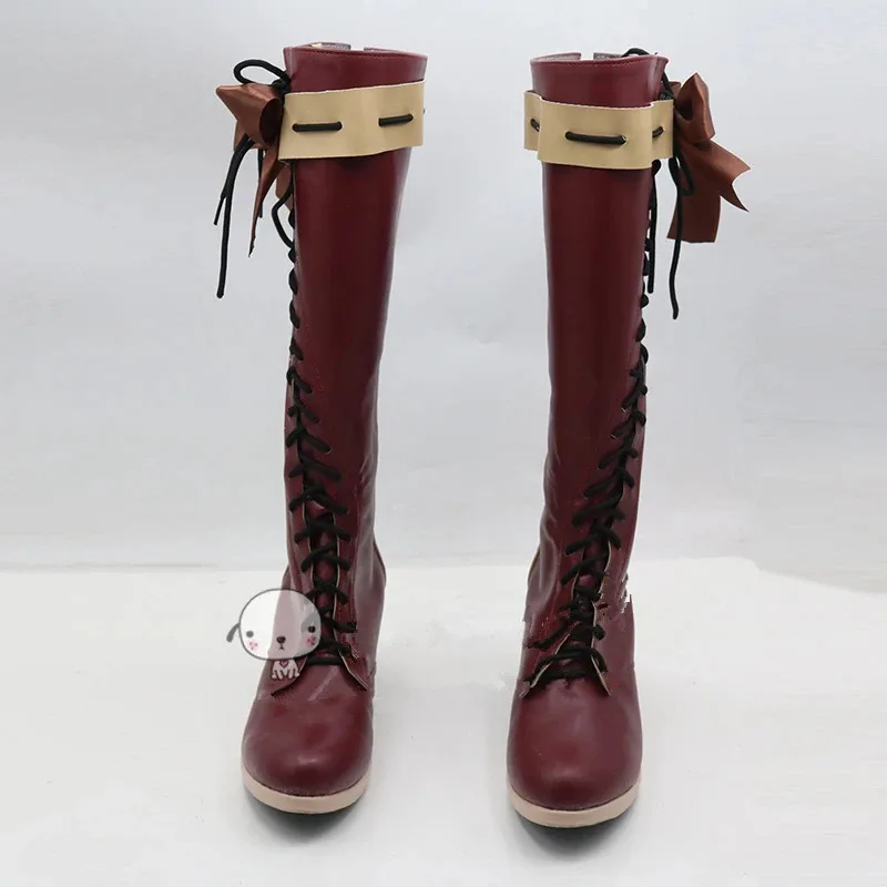 

LQAnime Violet Evergarden Косплей Женская обувь для косплея Японское аниме Косплей Фиолетовые сапоги Evergarden