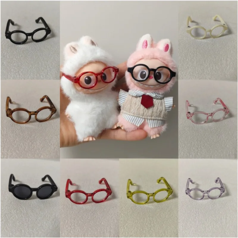 

In-Stock Glasses For 4.0 Generation Dolls LABUBU 4th Gen Mini Glasses Heart Code Series Small Eyewear Accessories