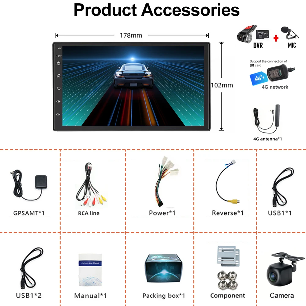 7 ''Voor Nissan X-Trail 2001-2007 Autoradio 4G SIM Draadloze Stuurbediening FM Wifi GPS Google Kaart Android 15 Auto 2DIN BT