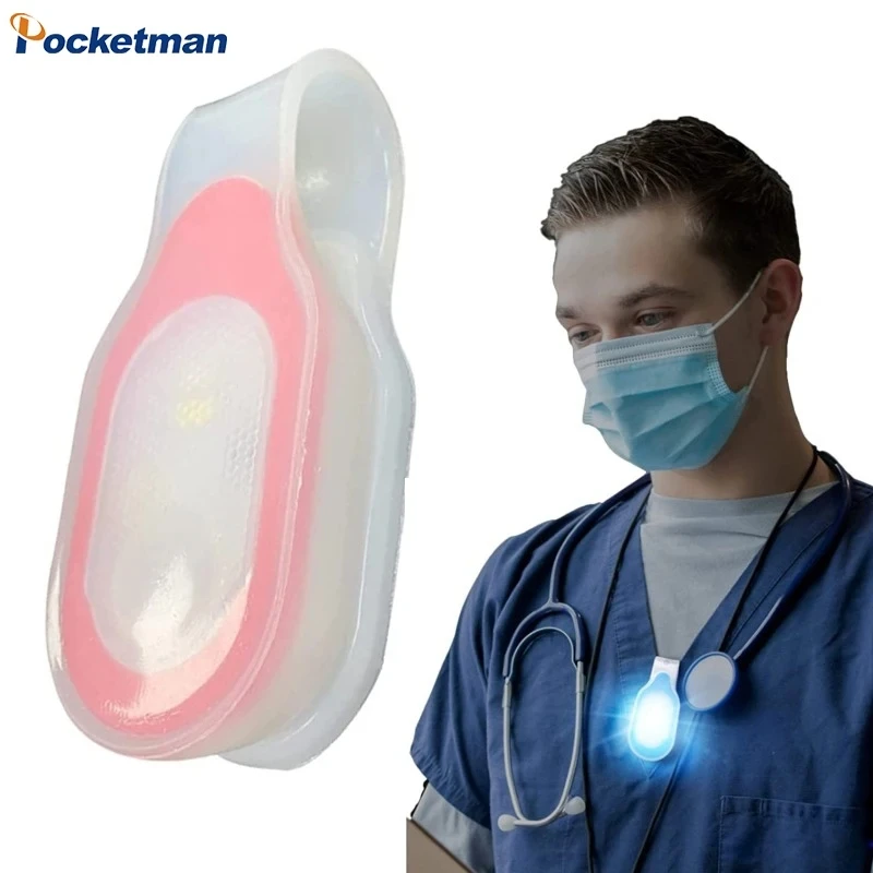 Mini LED Clip Flashlight Magnetic Warning Light Night Safety Emergency Light Night Running Light Small Torch Mini LED Lights