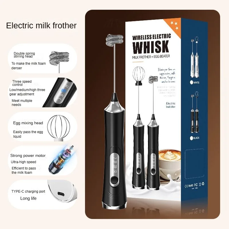 전기 우유 거품기, 휴대용 계란 거품기, 음료 커피 머신, 3단계 잼 크림 머신, 가정용 주방 반죽 믹서