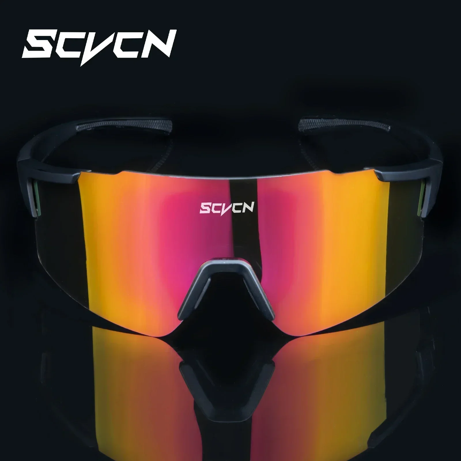 Scvcn نظارات ركوب الدراجات الرجال الاستقطاب النظارات الشمسية MTB الجبلية نظارات النساء دراجة نظارات الطريق دراجة حماية يندبروف الرياضة