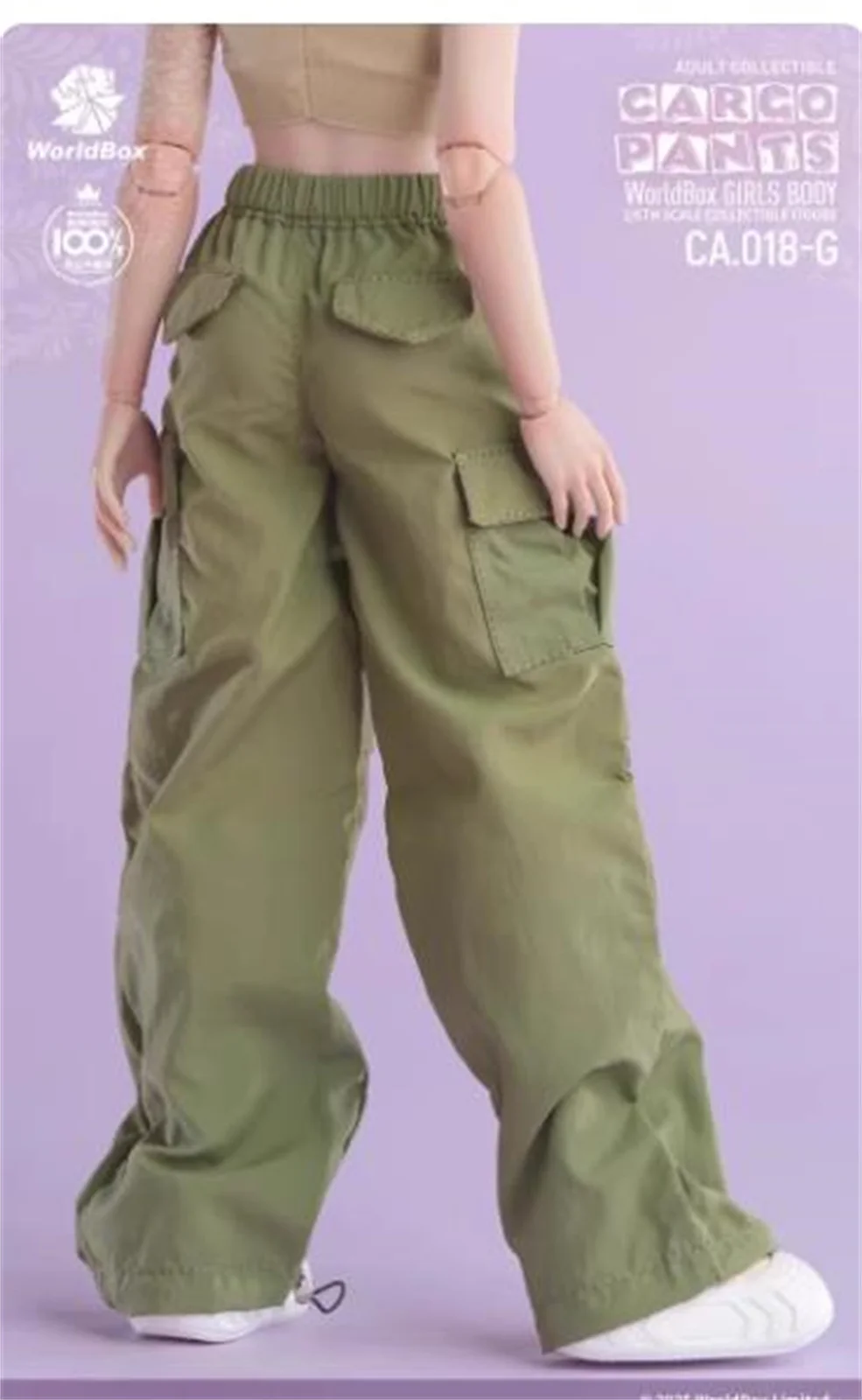 

1/6 SoldieWorldbox 1/6 CA018 Женская свободная спецодежда Брюки Модель подходит для 12 дюймов Actior Fit 12 дюймов Фигурка Модель тела игрушки