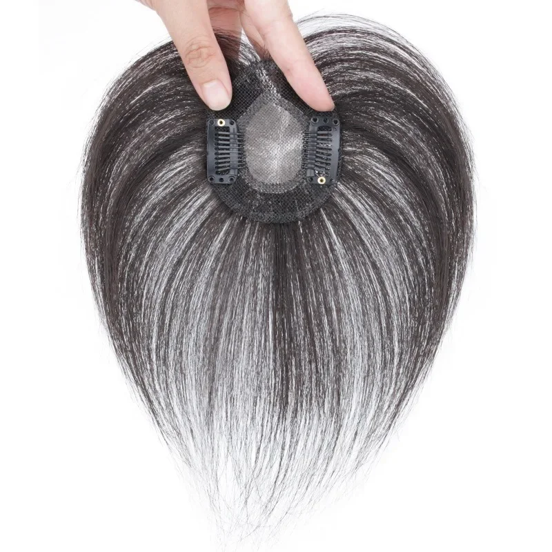 

Накладка для волос из натуральных волос Реми 6x7 см: легкая и дышащая, для быстрого увеличения объема волос у женщин