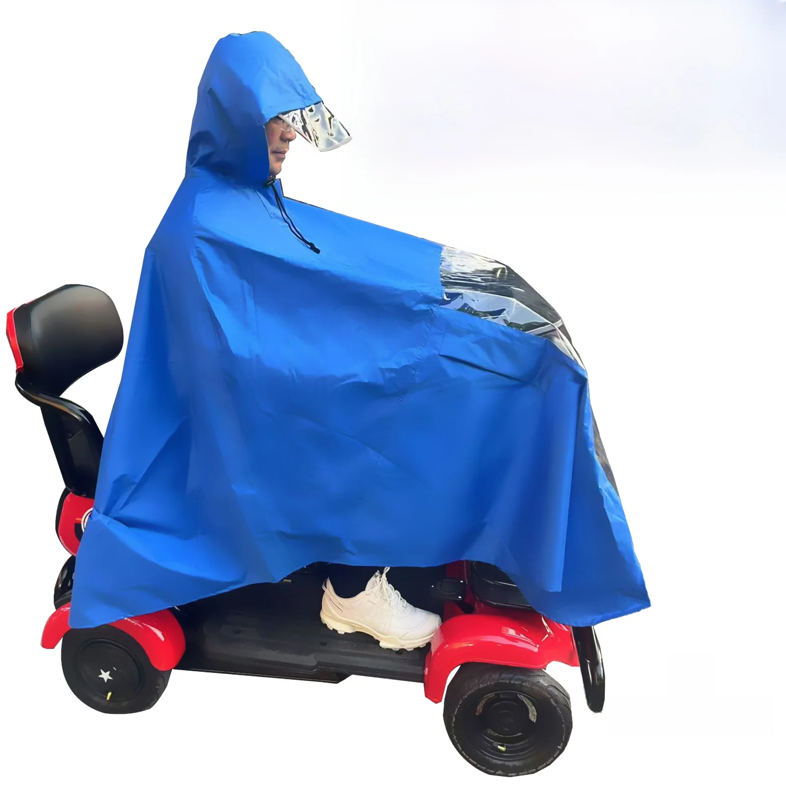 

Outdoor Waterproof Elderly Scooter Raincoat Three-Wheel Vehicle Special Purpose Elderly Inconvenience of Movement Rain Poncho
