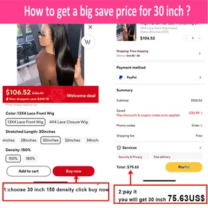 Human Hair Wigs Frontal Lace Wig in line straight human hair wig 13x4 front wig 4x4 wig 12 Main Sales Front Lace Human Hair - №4