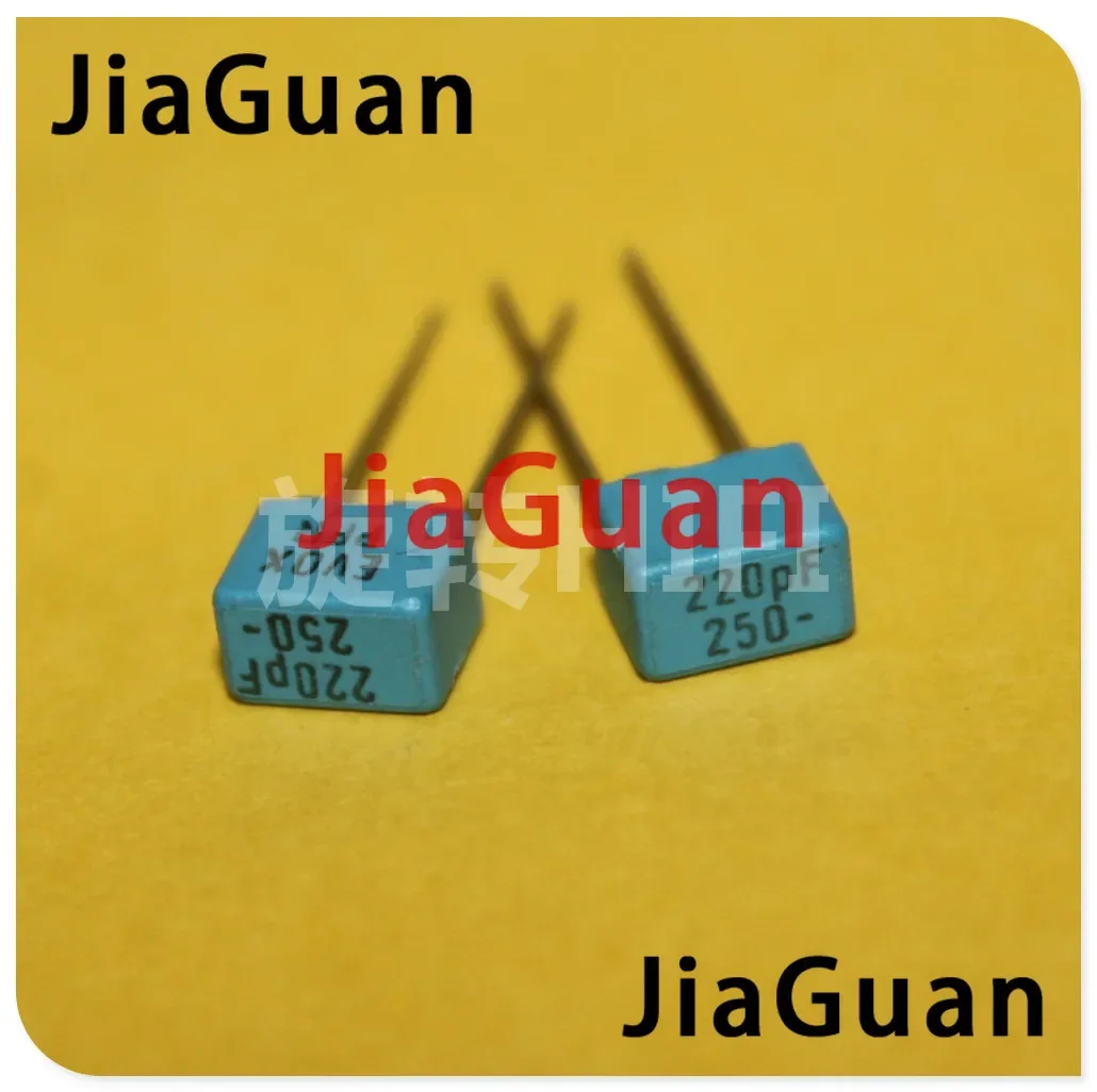 20PCS NEW EVOX PFR5 220PF 250V P5MM MKP 221/250V blue film capacitor EVOX-RIFA PFR 221 220PF/250V free shipping