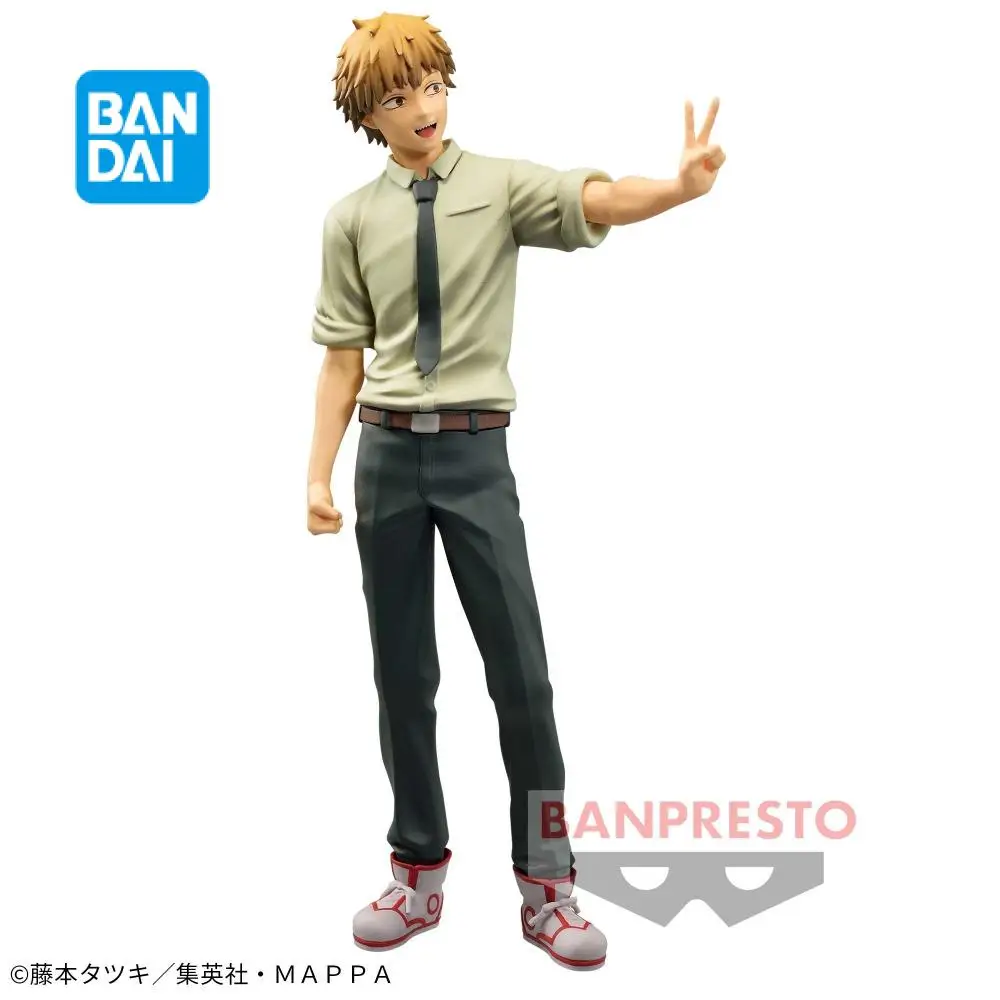 

In Stock Bandai Original Genuine Banpresto Anime Chainsaw Man Chain Spirits Vol.1 Denji 16cm Collections Model Toy Figures Gift