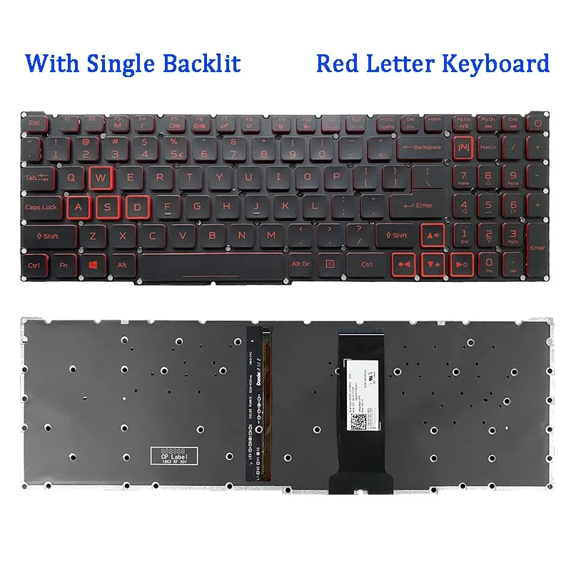 Imagem -04 - Teclado Genuíno do Portátil para Acer N20c3 Ph31553 Ph315-52 Ph317-54 Novo