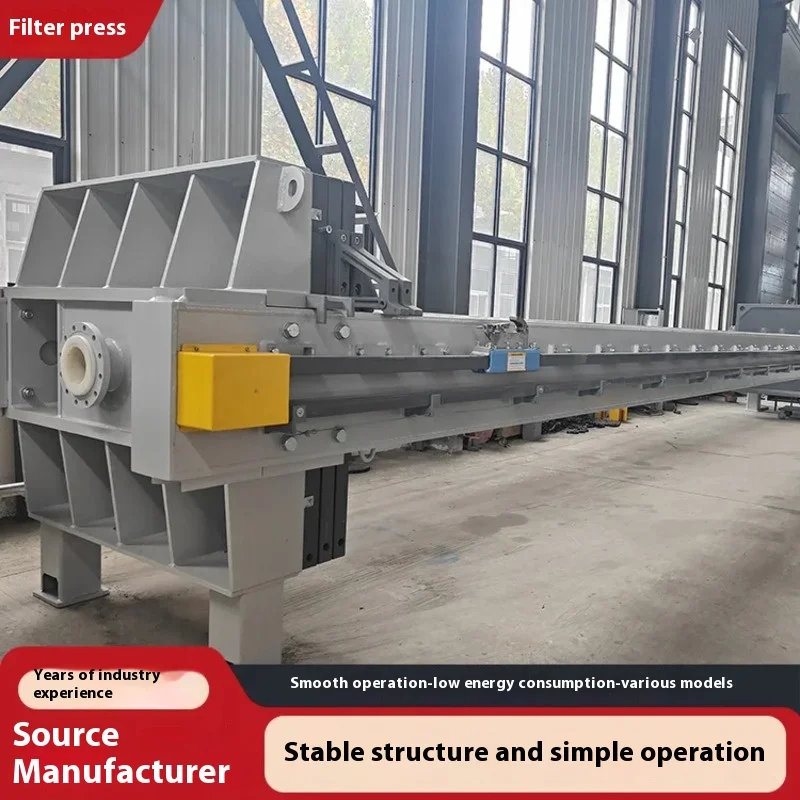 Automatic Filter Press Equipment Hydraulic Press for Polypropylene Chamber Filter Plate  ceramic mud dehydration plate and frame