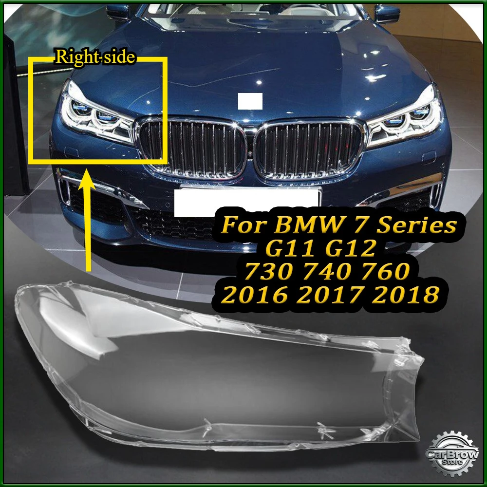 

Headlight Shell For BMW 7 Series G11 G12 730 740 760（2016 17 2018 ） Replacement Headlight Cover Headlamp Lens Headlight Glass