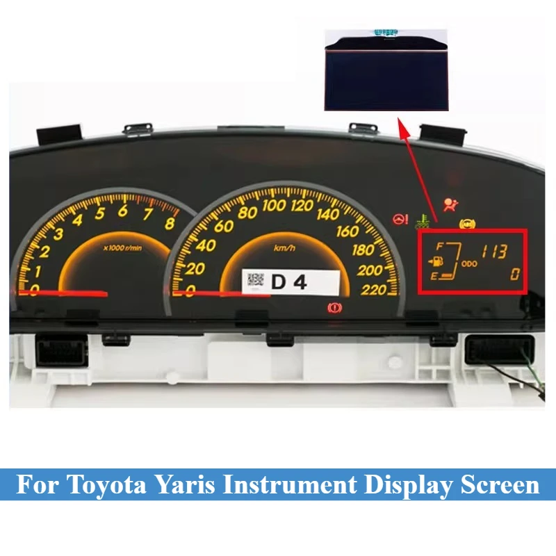

For Toyota Yaris Instrument Screen LCD Display Screen Flicker Broken Word Repair New Models Car Dashboard