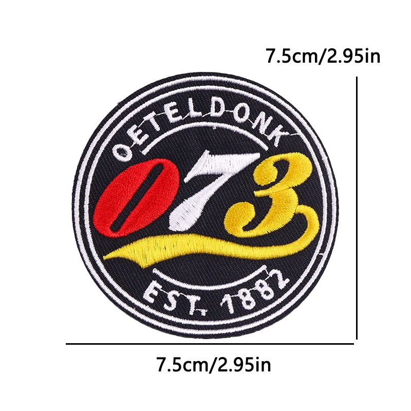 Oeteldonk Badges Embroidered Patches Iron On Patch Cartoon Frog Leopard Dice Beer Applique For Clothing Jacket Bag Decoration